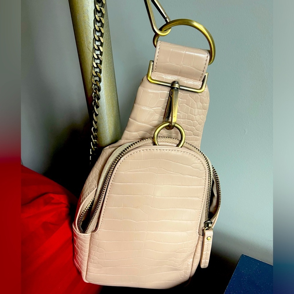 The Anthropologie Urban Originals Shoulder Bag Crossbody in Beige